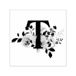 Letter T Zelfinktende Stempel