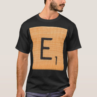 Letter Tegel 'E' T-shirt