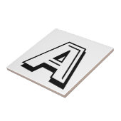 Letter-tegels Tegeltje (Zijkant)