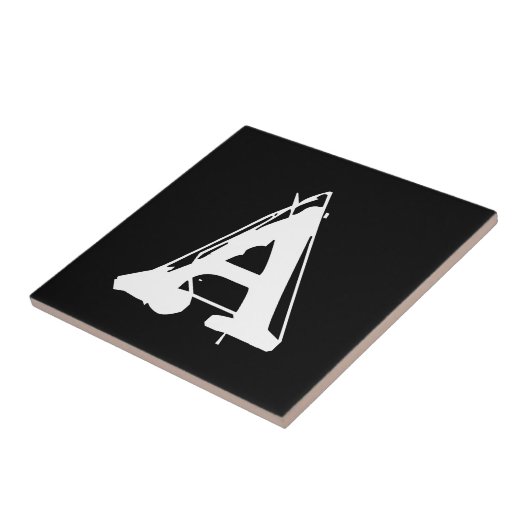 Letter-tegels Tegeltje (Zijkant)