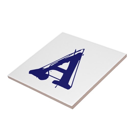 Letter-tegels Tegeltje (Zijkant)