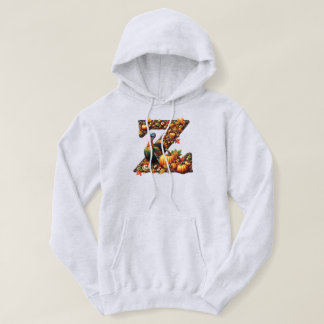 Letter Thanksgiving turkey style  Hoodie