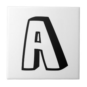 Letter Tiles - Funky 3D Tegeltje