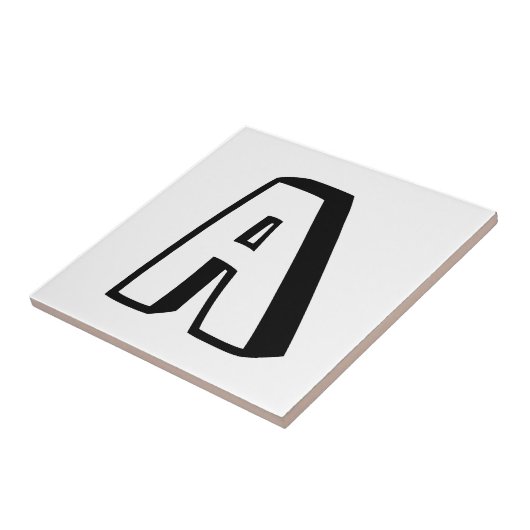 Letter Tiles - Funky 3D Tegeltje (Zijkant)