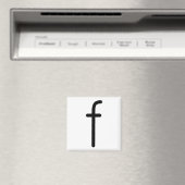 Letter titel "F" magneet (Insitu (Vaatwasser))