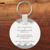 “Letter to Jesus” Round Keychain (Voorkant)