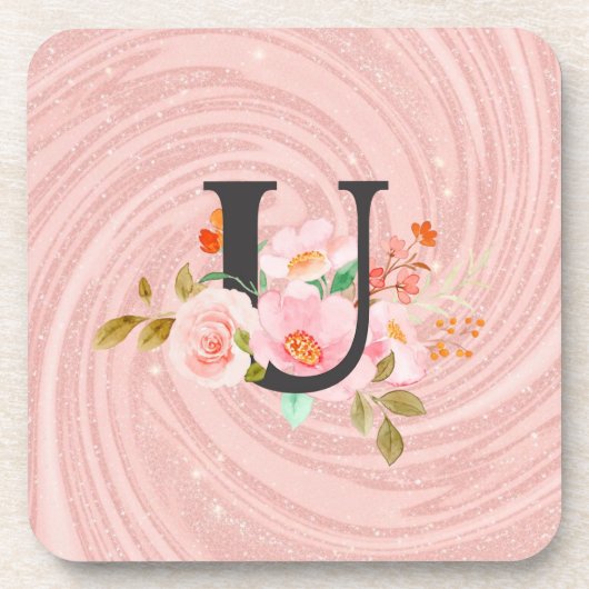 Letter U Bier Onderzetter (Voorkant)