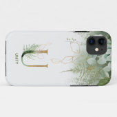 Letter U Elegante varen & succulent Case-Mate iPhone Case (Achterkant (horizontaal))