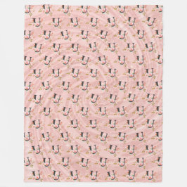 Letter U Fleece Deken