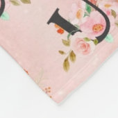 Letter U Fleece Deken (Hoek)
