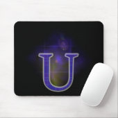 Letter U Muismat (Met muis)