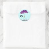 Letter U paraplu Stickers (Tas)