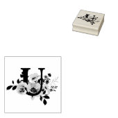 Letter U Rubberstempel (Gestempeld)