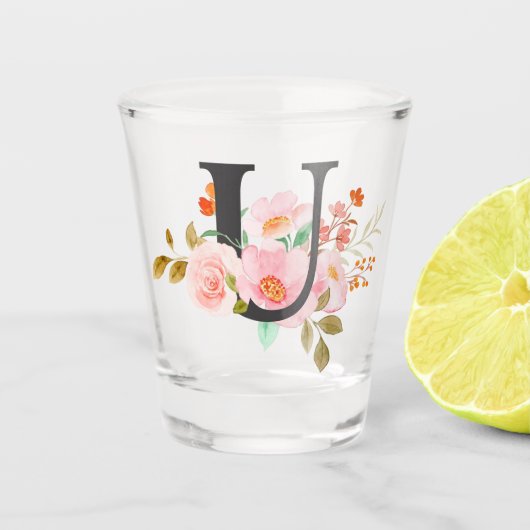 Letter U Shot Glas (Voorkant)