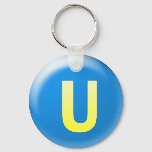 Letter U Sleutelhanger (Voorkant)