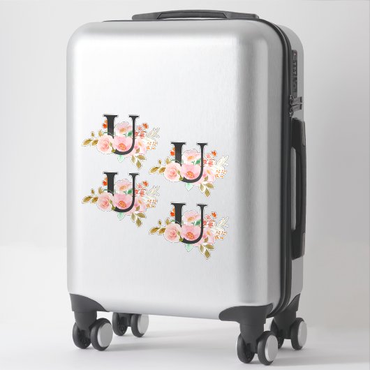Letter U Sticker (Koffer)
