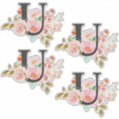 Letter U Sticker (Voorkant)