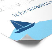Letter U Volgen Poster voor Kinderen (Hoek)