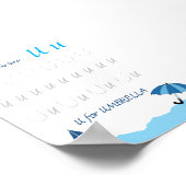 Letter U Volgen Poster voor Kinderen (Hoek)