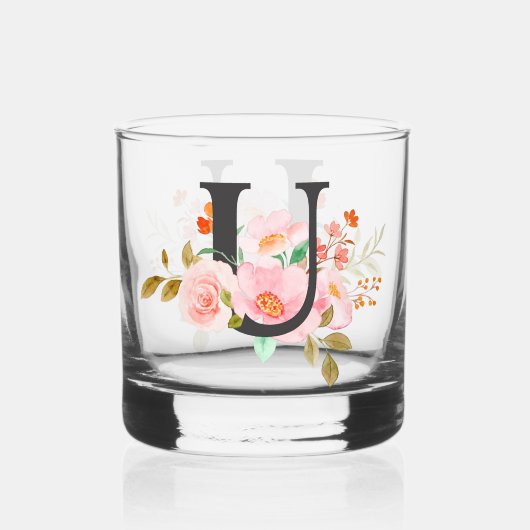 Letter U Whisky Glas (Voorkant)