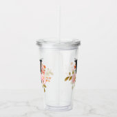 Letter V Acryl Drinkbeker (Rechts)