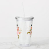 Letter V Acryl Drinkbeker (Links)