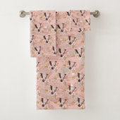 Letter V Bad Handdoek (Insitu)