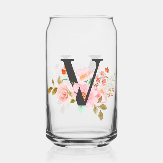 Letter V Blikvorm Glas (Voorkant)