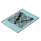 Letter V  Celtic Knot Monogram Notitieboek (Linkerzijde)