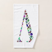 Letter V Monogram Bad Handdoek (Handdoek)