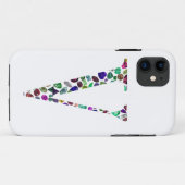 Letter V Monogram Case-Mate iPhone Case (Achterkant (horizontaal))