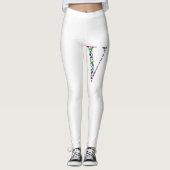 Letter V Monogram Leggings (Voorkant)
