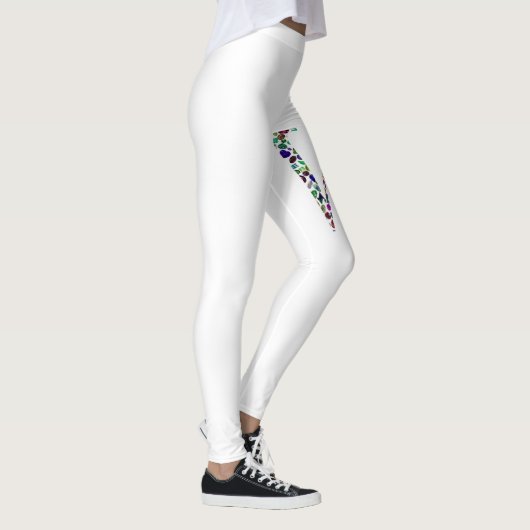 Letter V Monogram Leggings (Rechts)