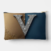 Letter V Monogram Met Diamanten Parels Etui (Achterkant)