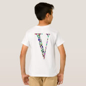 Letter V Monogram T-shirt (Achterkant volledig)