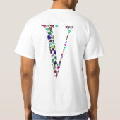 Letter V Monogram T-shirt (Achterkant)