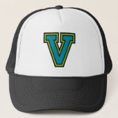 Letter "V" Monogram Trucker Pet (Voorkant)