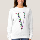 Letter V Monogram Trui (Voorkant)