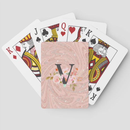 Letter V Pokerkaarten (Achterkant)