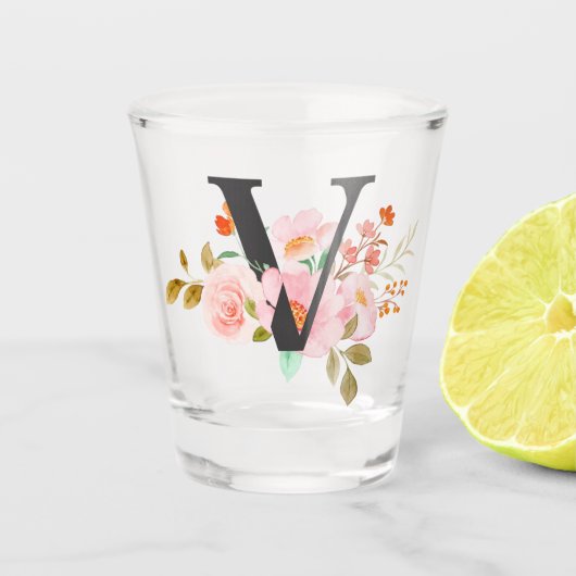 Letter V Shot Glas (Voorkant)