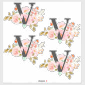 Letter V Sticker (Vel)