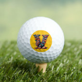Letter V Thanksgiving turkey style gift  Golfballen (Insitu Shirt)
