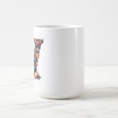 Letter V Thanksgiving turkey style gift  Koffiemok (Center)