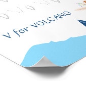 Letter V Volgen Poster voor Kinderen (Hoek)