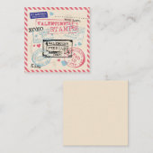  letter Valentijnsdag Notitiekaartje (Voorkant / Achterkant)