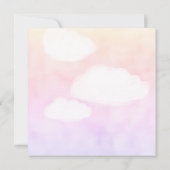 Letter van Cloud 9 Humoureus Roze Vrijgezellenfees Bedankkaart (Achterkant)