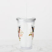 Letter W Acryl Drinkbeker (Rechts)