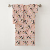 Letter W Bad Handdoek (Insitu)