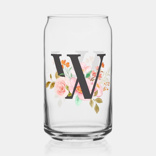 Letter W Blikvorm Glas (Voorkant)