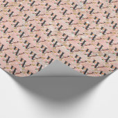 Letter W Cadeaupapier (Hoek)